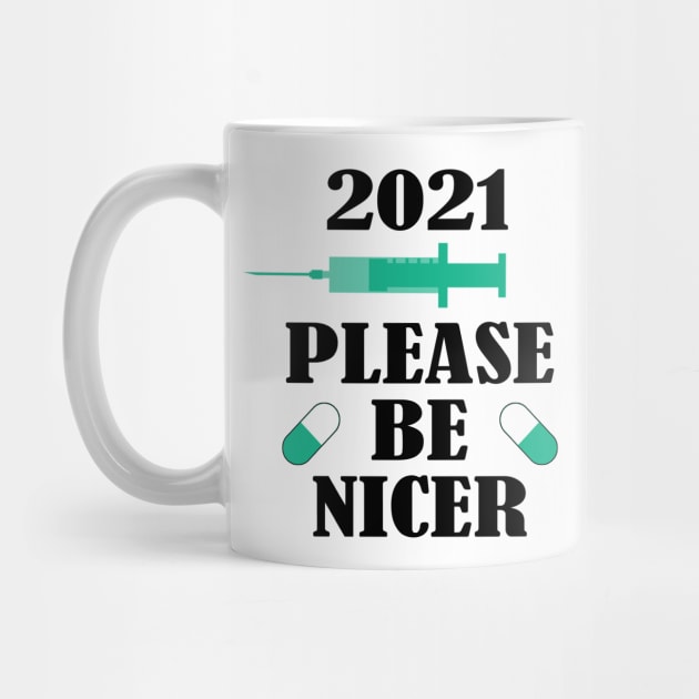 2021 Optimist Injection Mask Funny New Year Virus Gift by Kibo2020